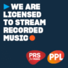 We Are Licensed to stream Music